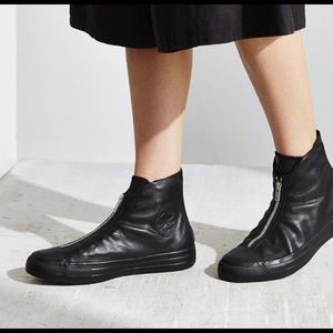 Converse Hi Zip Shroud Leather Zipper